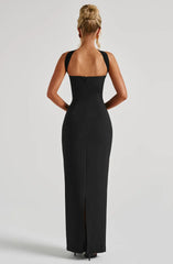 Yulia Maxi Dress - Black