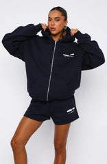 Era 8 Zip Front Hoodie Nautical