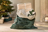 Karru Cotton Velvet Sack - Forest Green