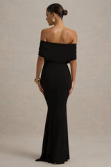 Bowden | Black Bardot Maxi Dress