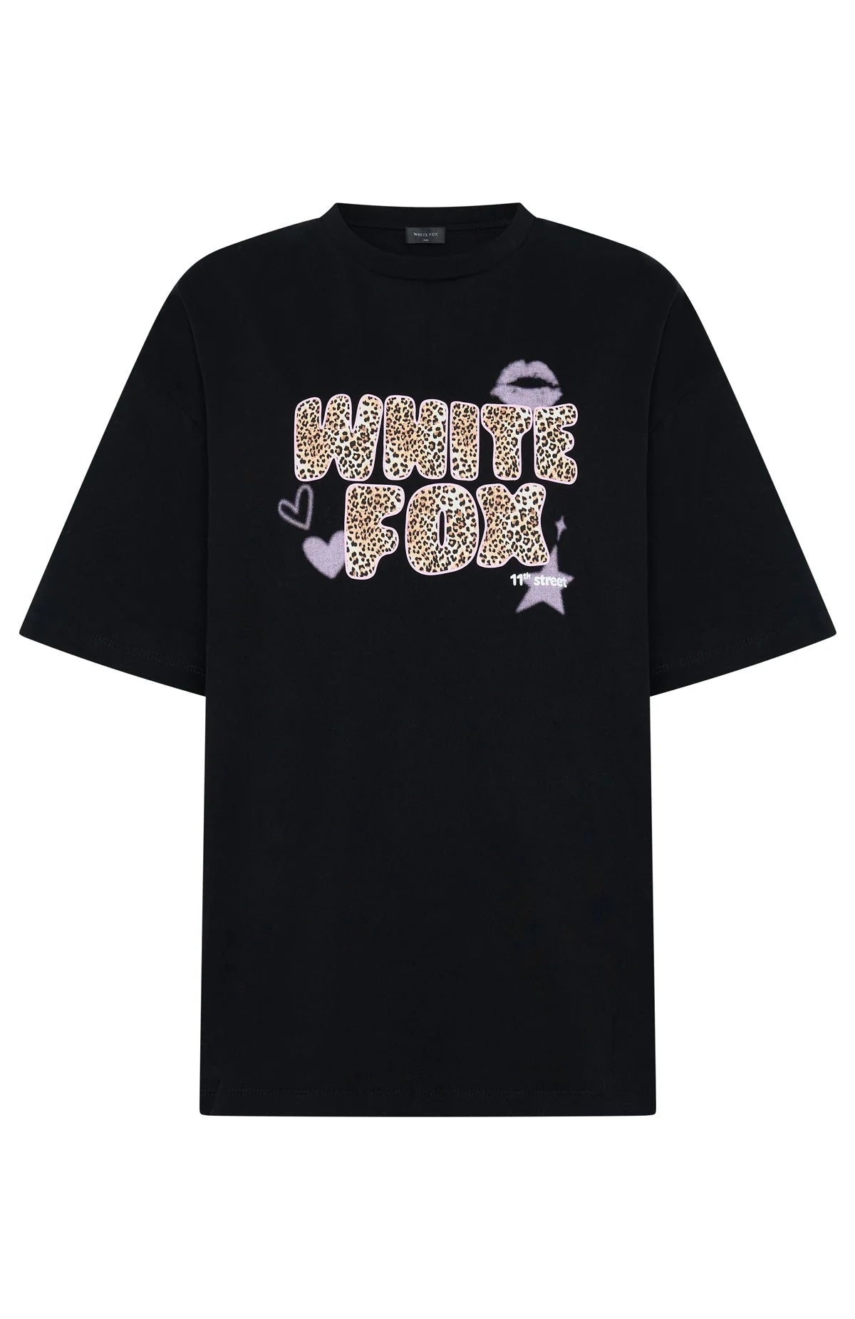 11th Street She's So Lucky Oversized Tee Licorice