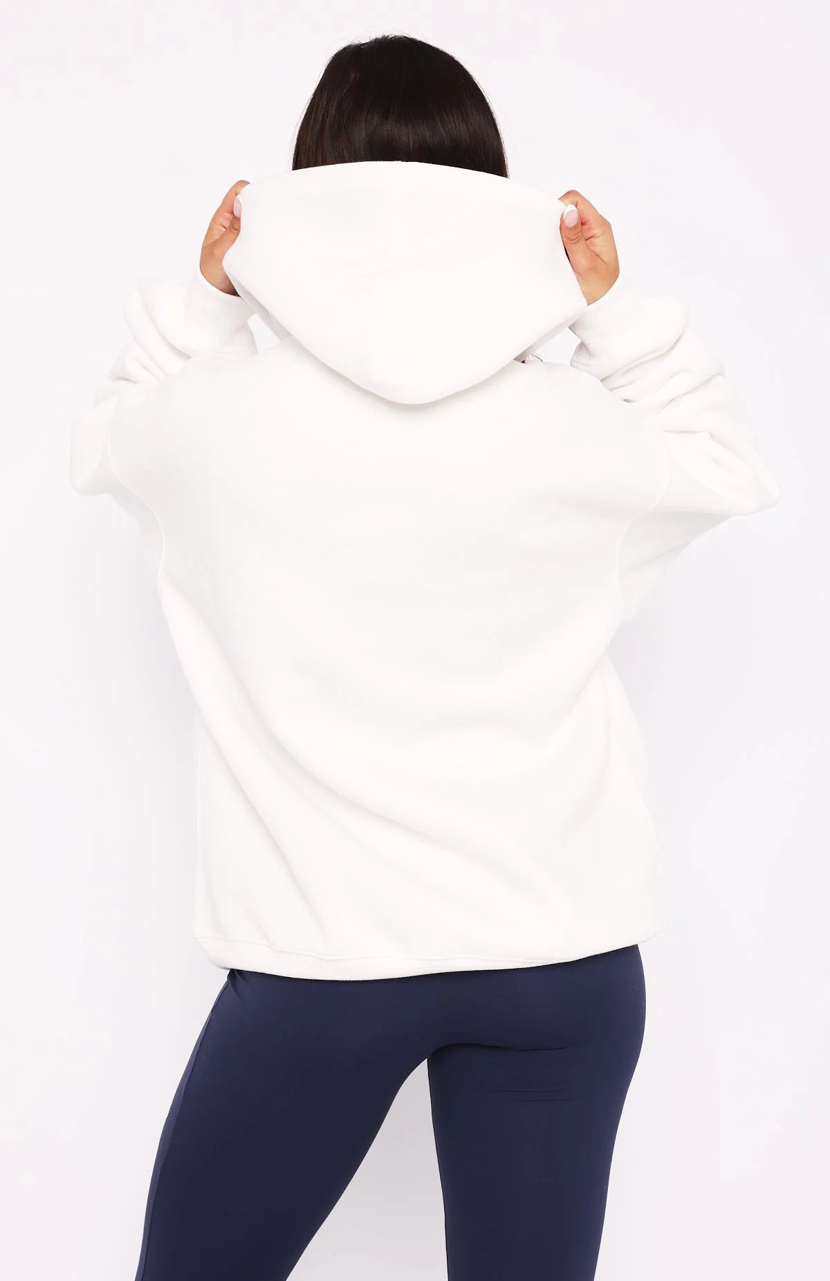 Season 7 Zip Front Hoodie Snow