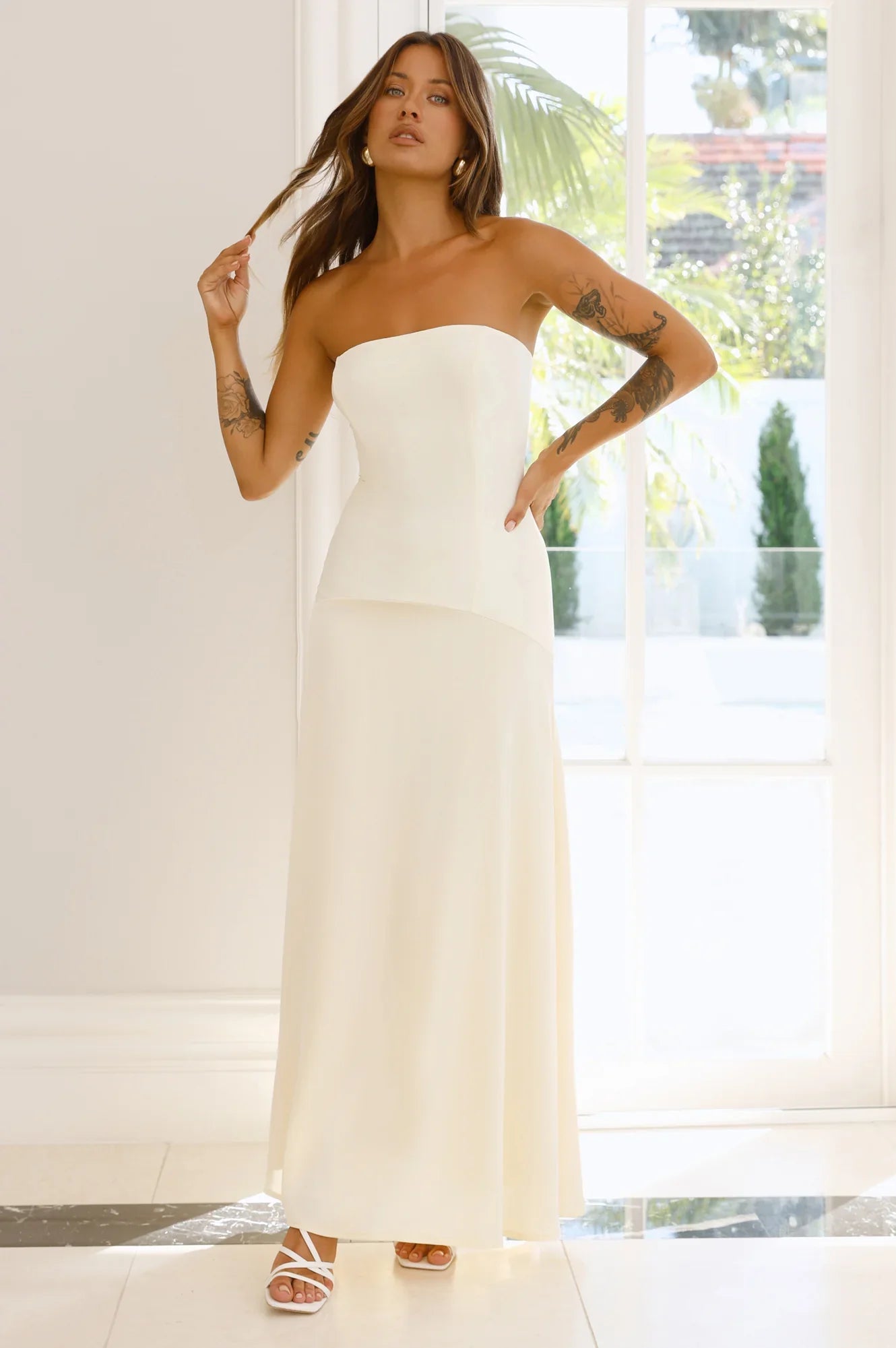 Daydream Darling Strapless Maxi Dress