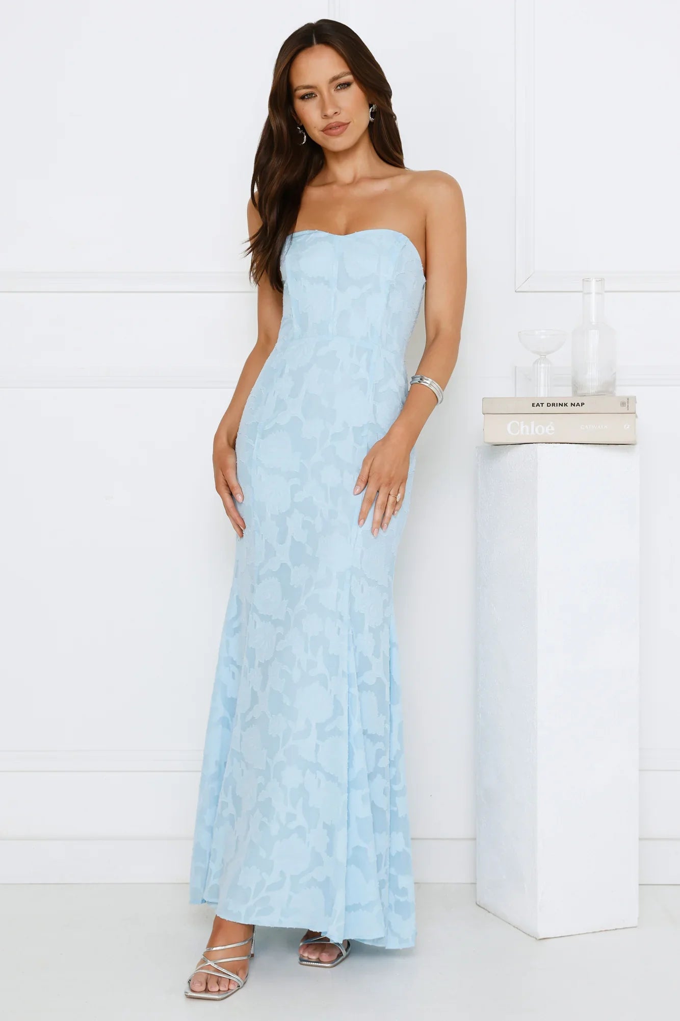 Sea Kissed Strapless Maxi Dress