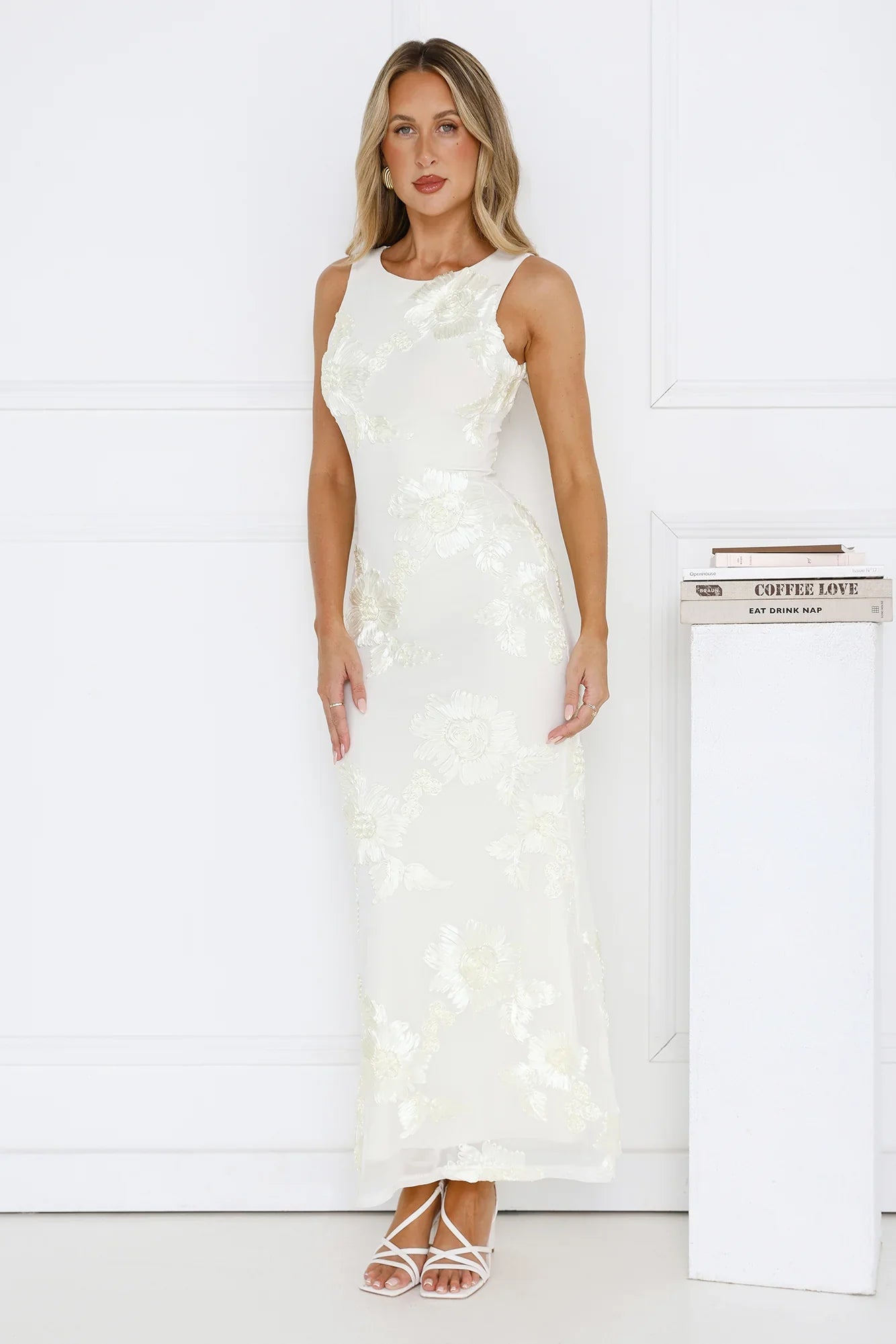 Vibe To It Mesh Maxi Dress