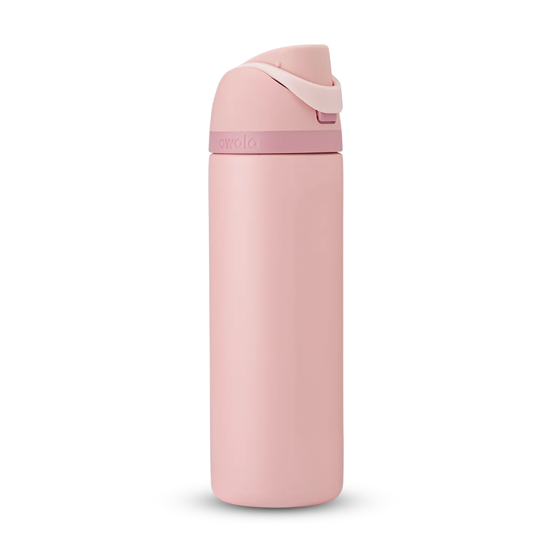 Owala 24 oz. FreeSip Stainless Steel Water Bottle - Rose Quartz