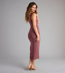 All Eyes Moment Sleeveless Midi Dress