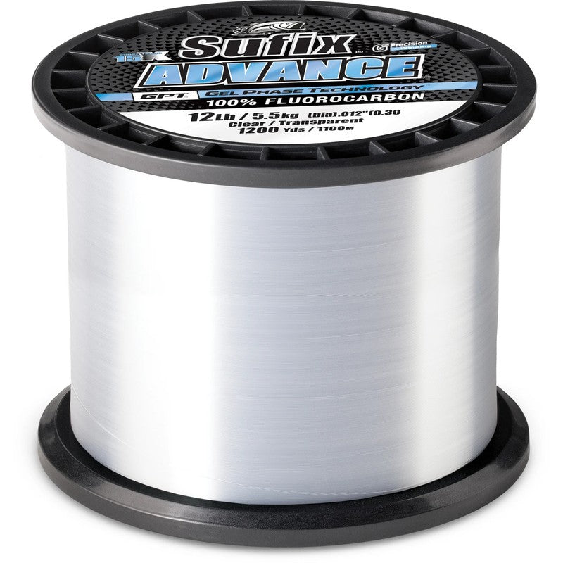 Sufix Advance Fluorocarbon Bulk Spool 1200 Yards