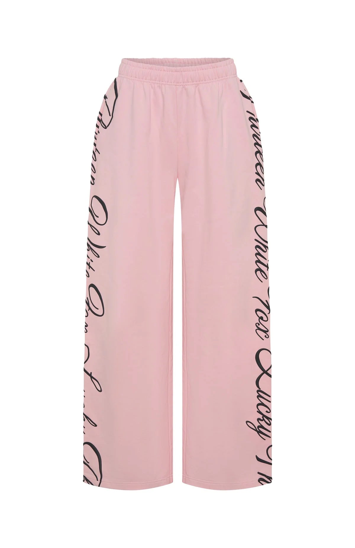 Lucky Thirteen Shaya Wide Leg Sweatpants Soft Pink