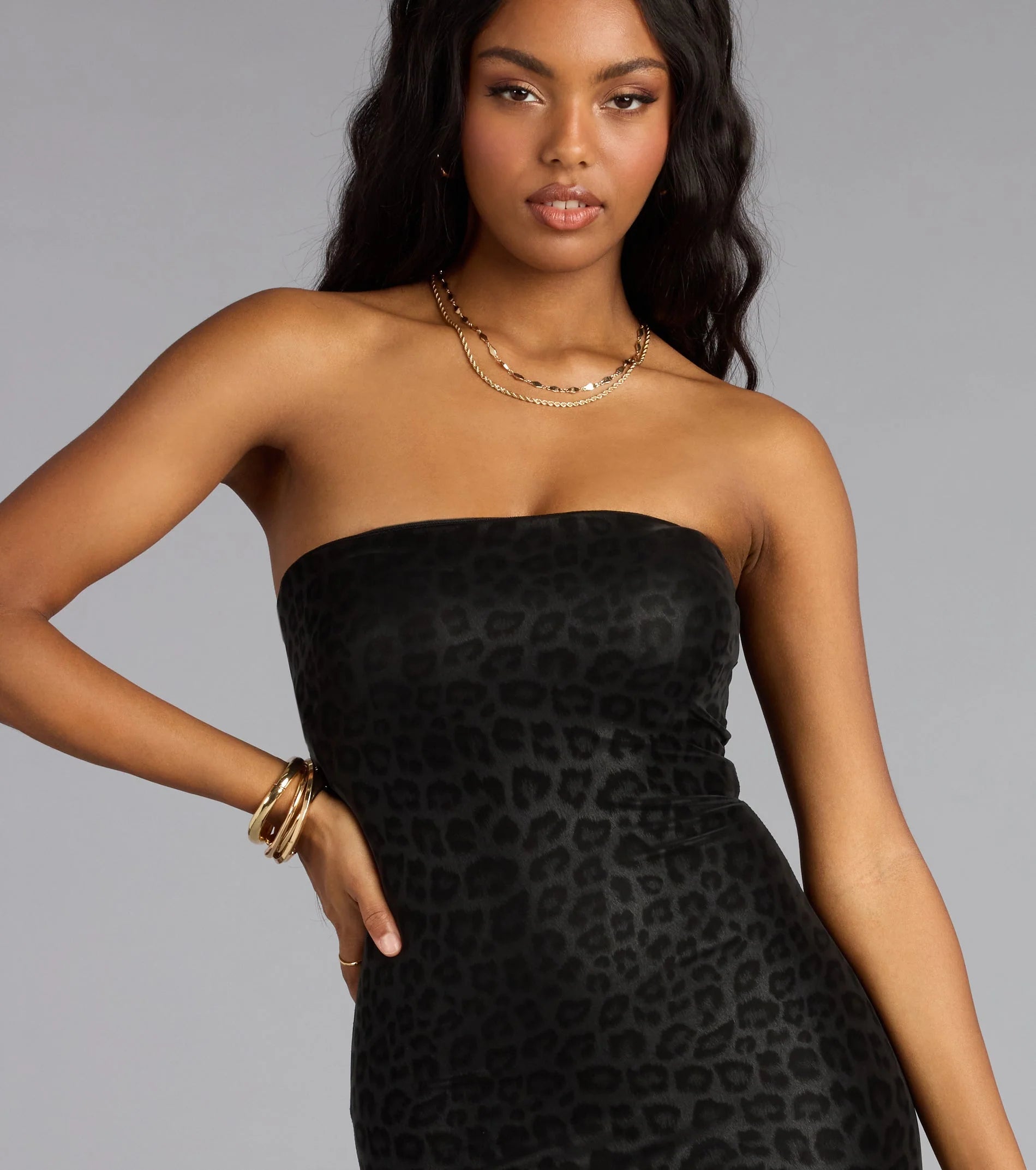 Stay Fierce Leopard Mini Dress