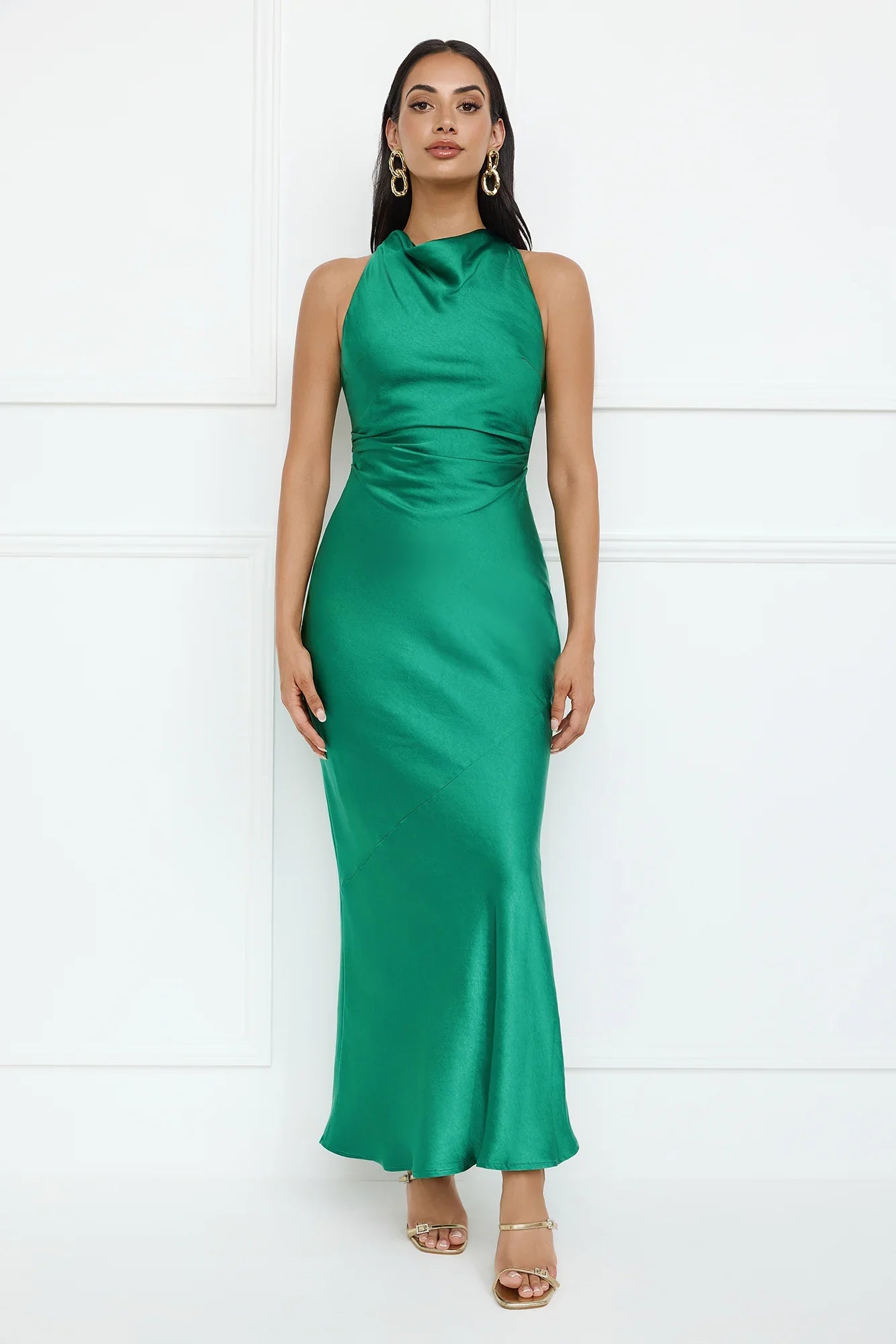 Eden Satin Maxi Dress