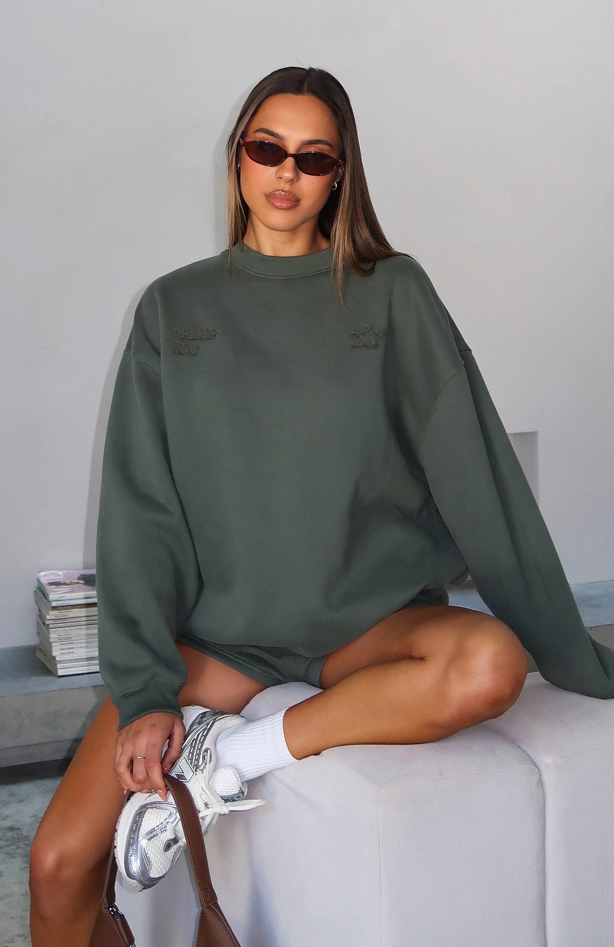 From The Archives Lexi Oversized Sweater Khaki