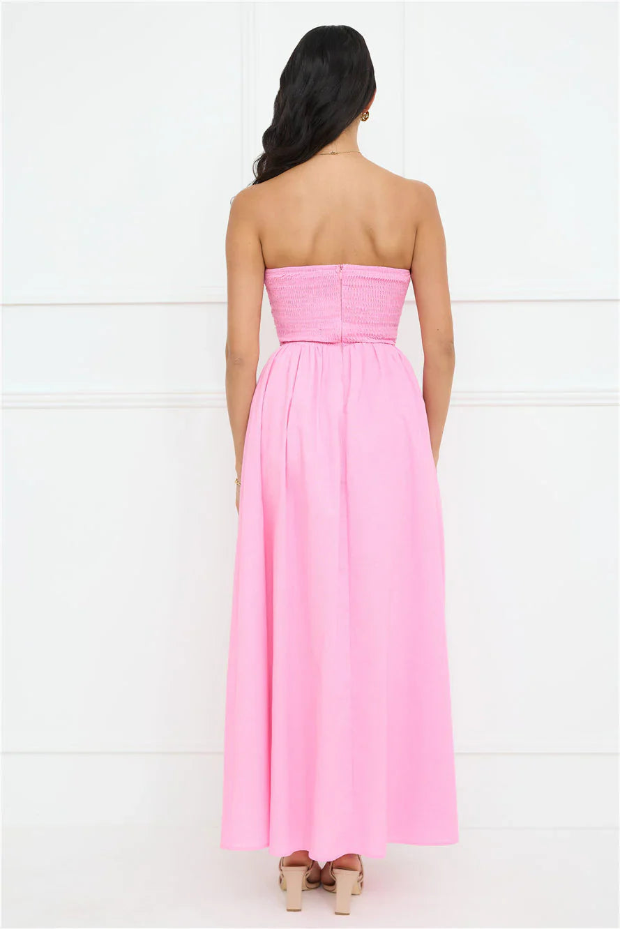 Luciana Strapless Maxi Dress