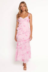 Virginia Maxi Dress - Lilac Floral