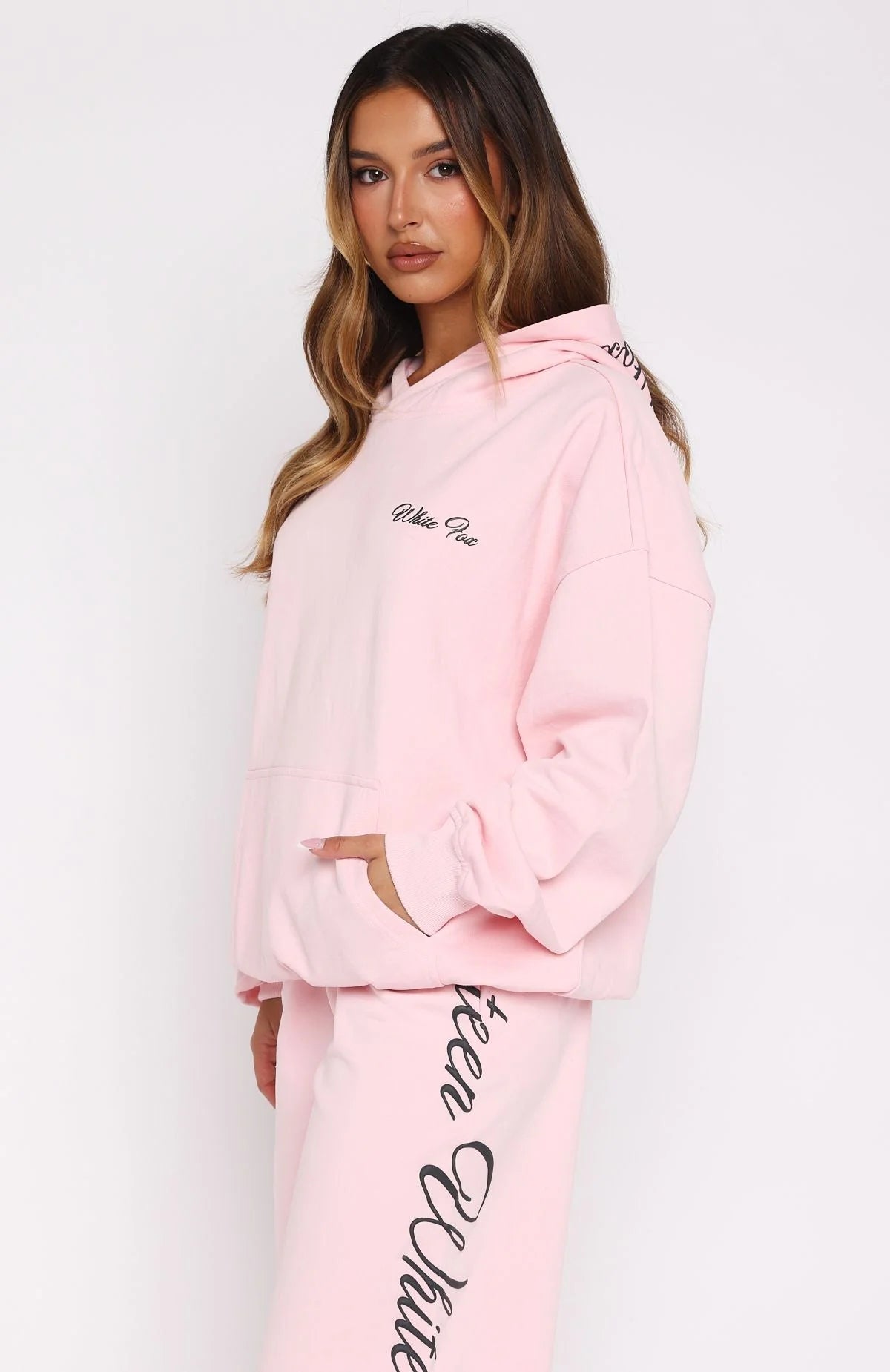 Lucky Thirteen Shaya Oversized Hoodie Soft Pink