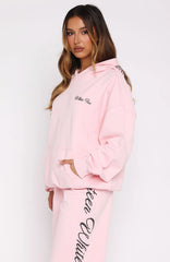 Lucky Thirteen Shaya Oversized Hoodie Soft Pink